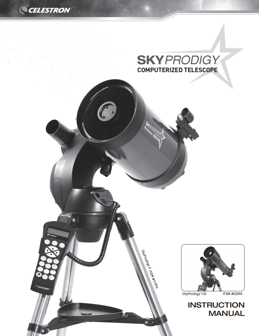 SkyProdigy_102_6_手册说明书指南_BW