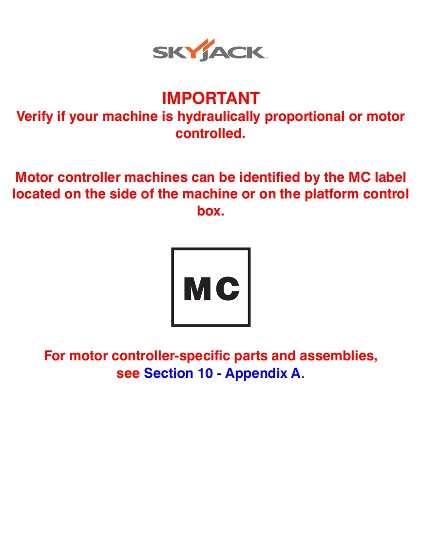 Skyjack-3226-零部件手册