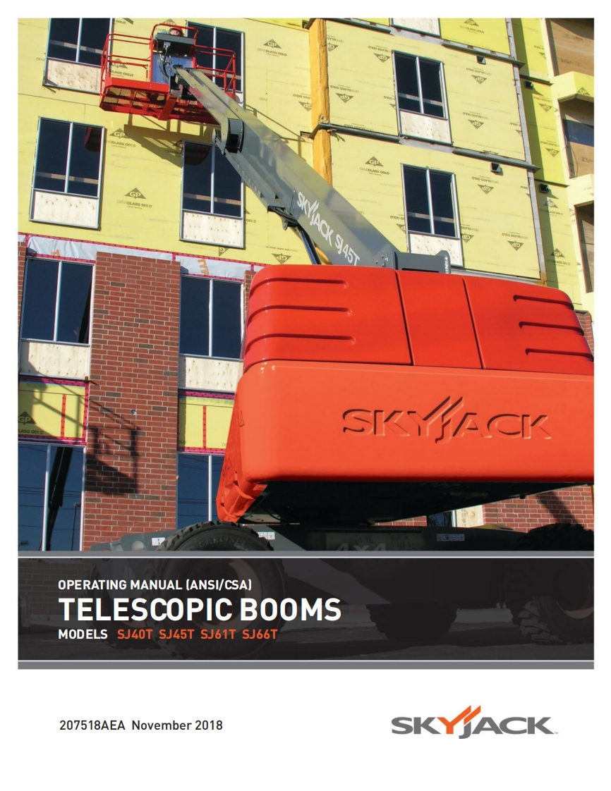 Skyjack-SJ-45T-Operations-Manual操作与维护保养说明书手册