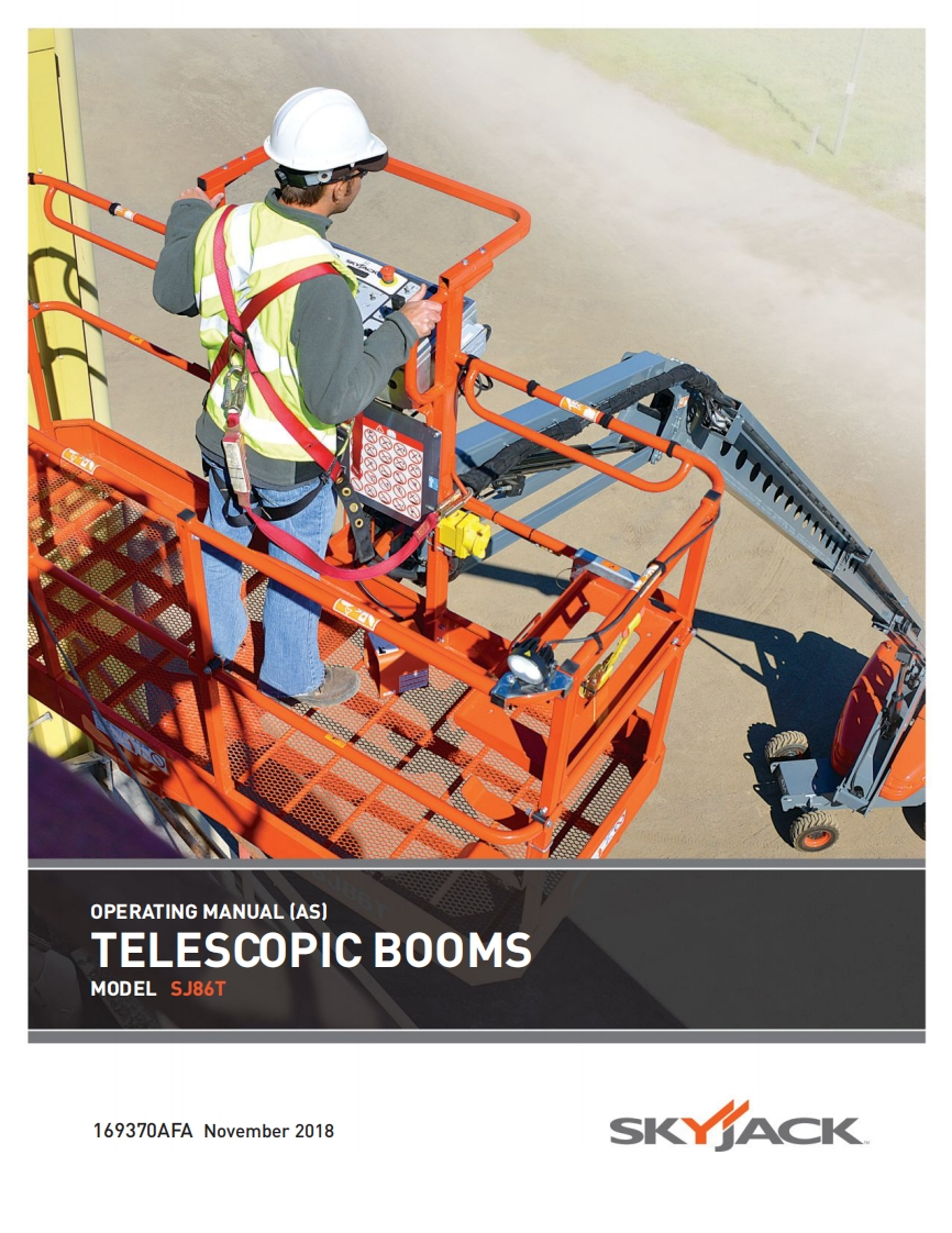 Skyjack-SJ-86T-Operations-Manual操作与维护保养说明书手册