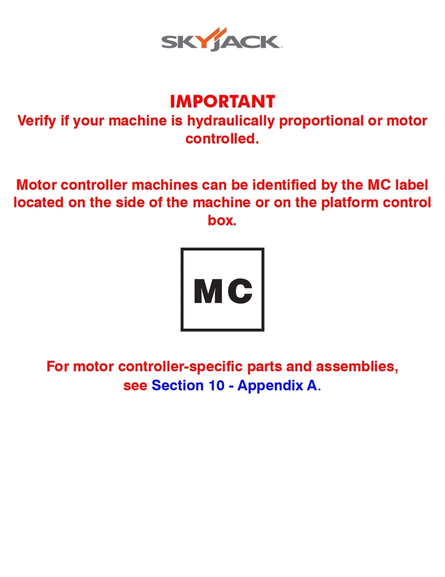 Skyjack-SJ3226_零部件手册