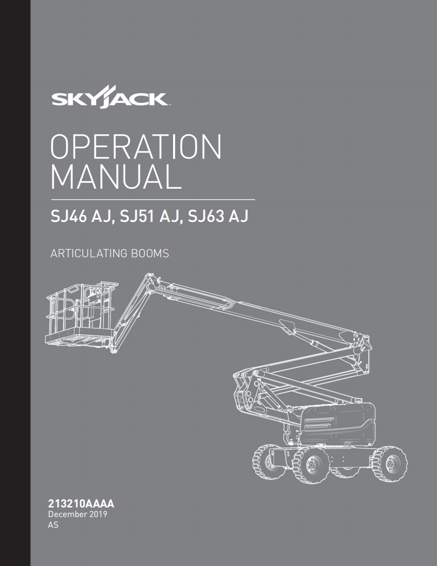Skyjack-SJ51A-Operations-Manual操作与维护保养说明书手册