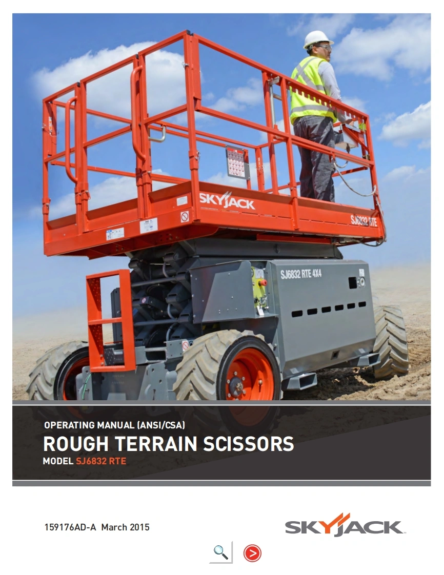 Skyjack-SJ6832RTE_操作说明书手册