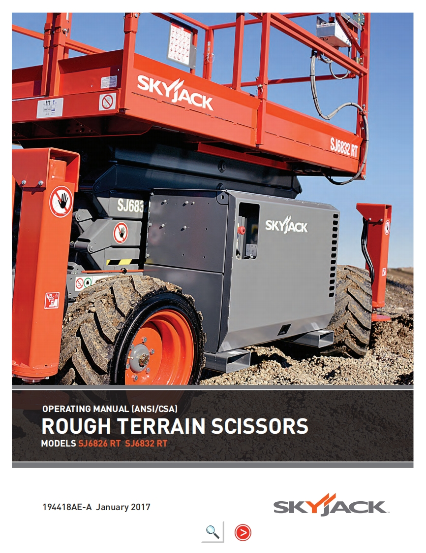 Skyjack-SJ6832RT_操作说明书手册