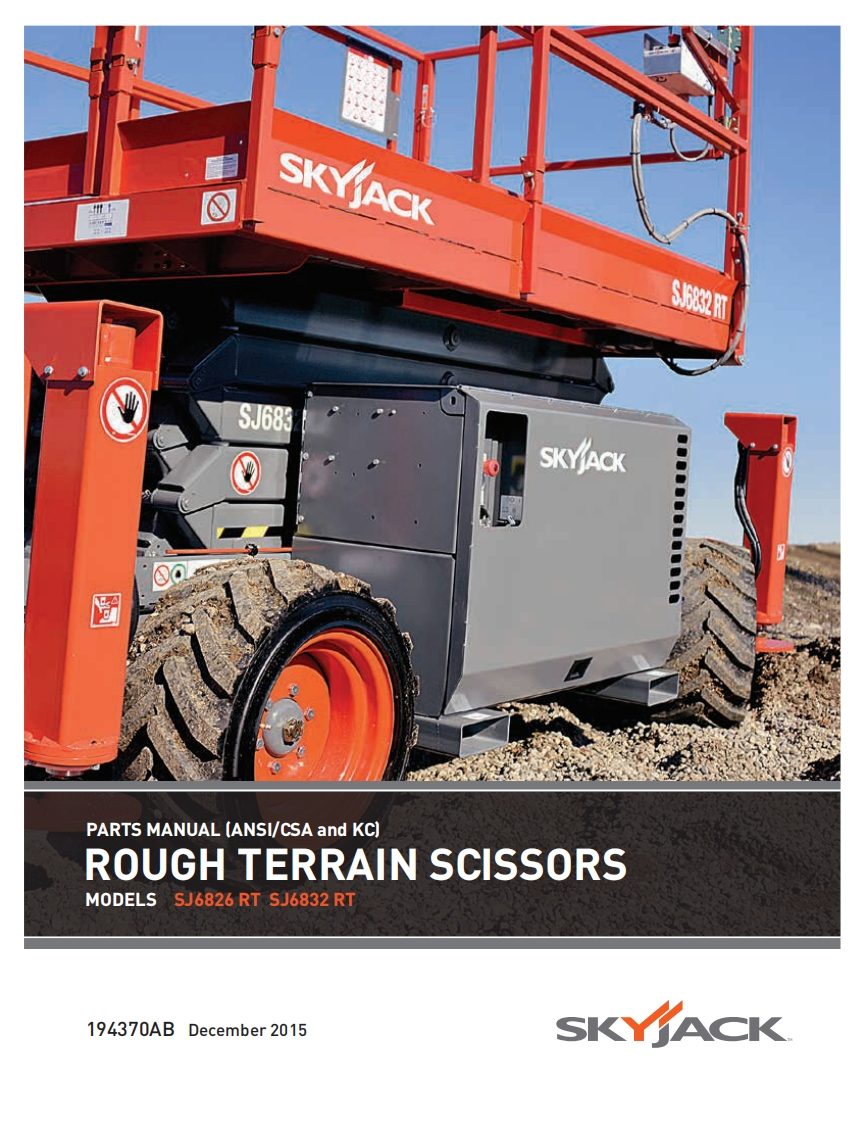 Skyjack-SJ6832RT_零部件手册