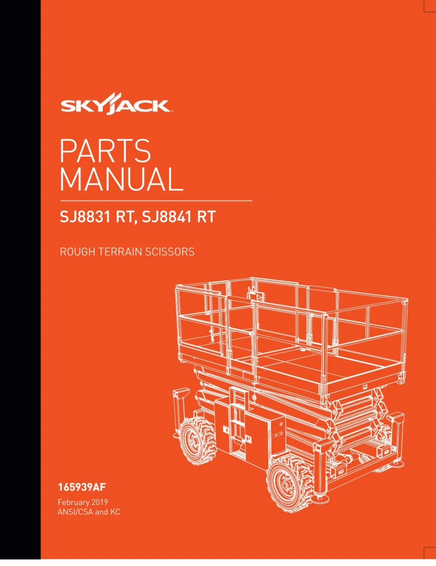 Skyjack-SJ8841_零部件手册