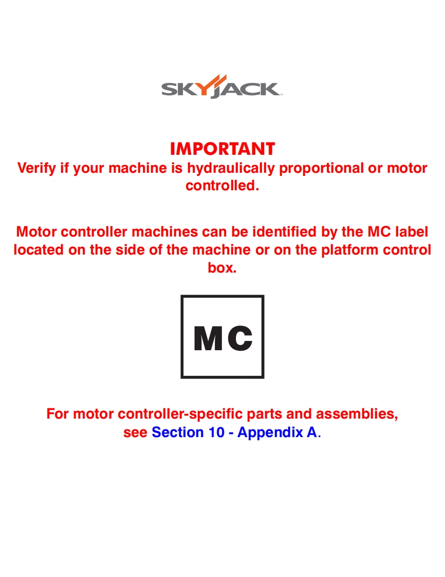 Skyjack-SJIII3219_零部件手册