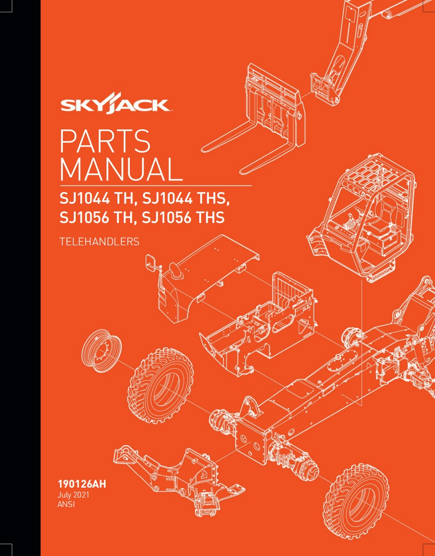 Skyjack-sj1056th-零部件手册