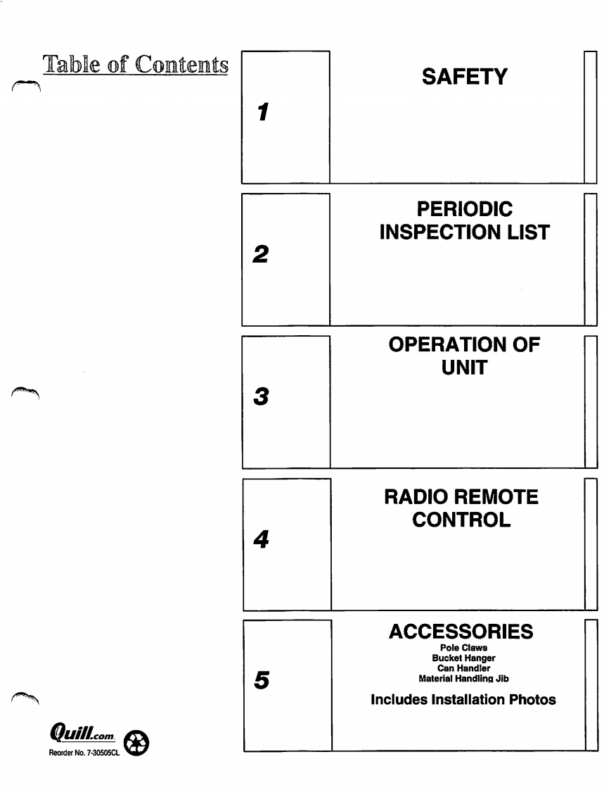 Skylift-Super-6000-Mini-Digger-Derrick-驾驶操作与日常维修保养说明书手册