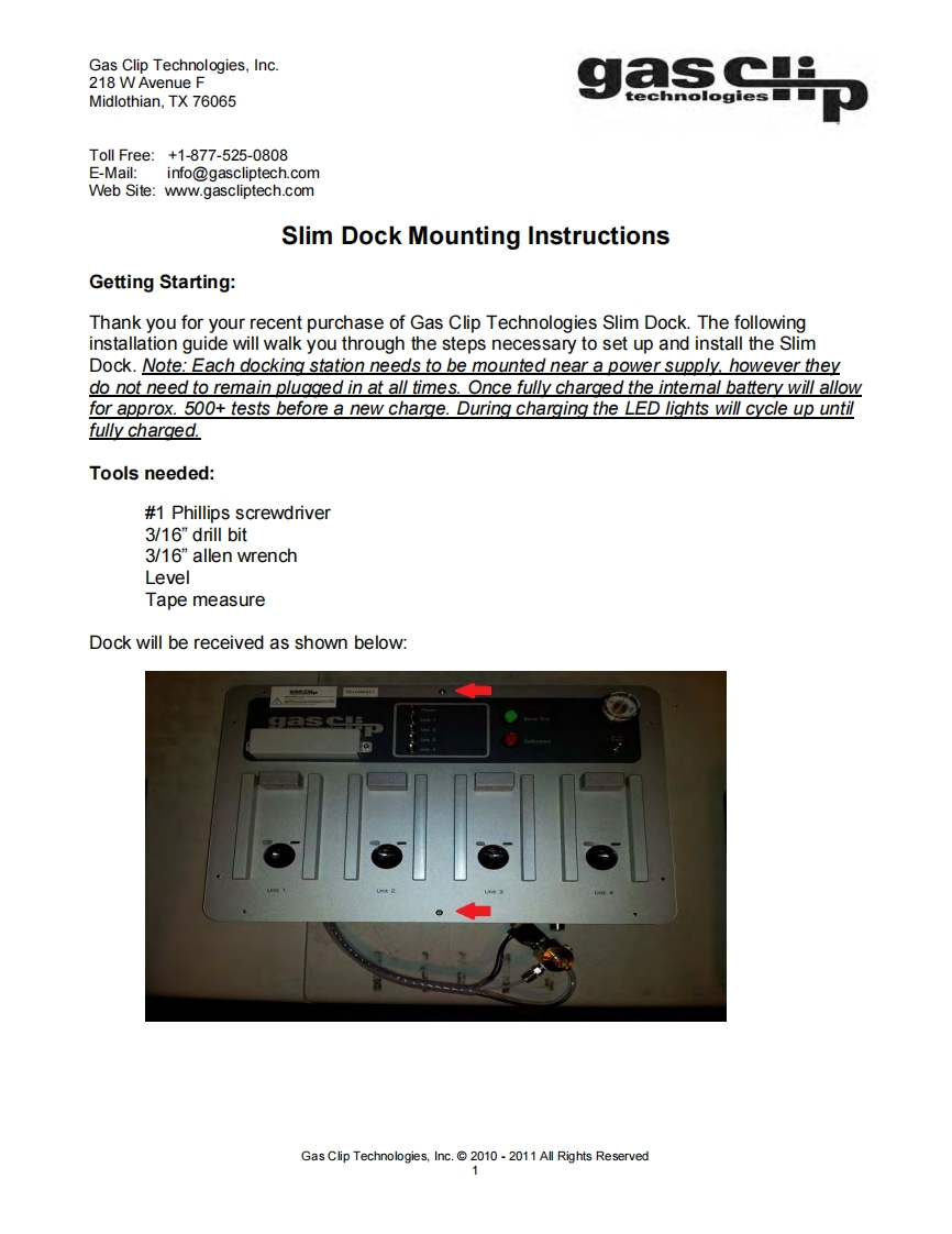 Slim-Dock_安装调试说明书手册ation-Guide