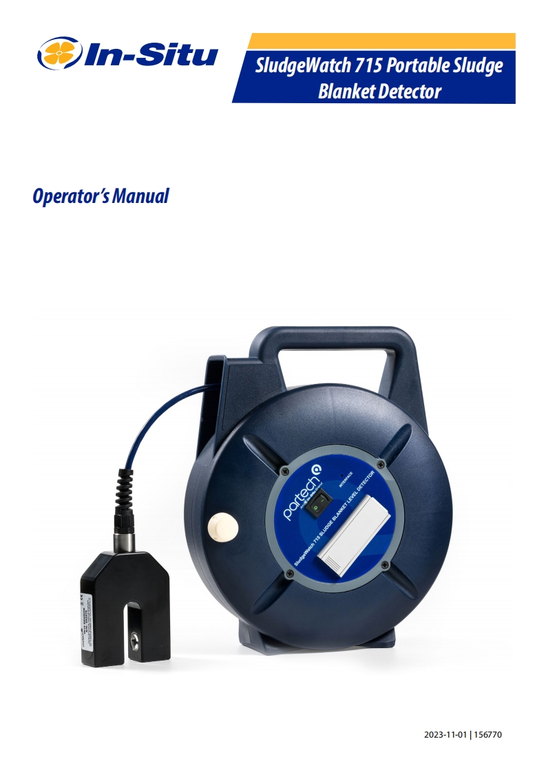 SludgeWatch_715_User_使用说明书手册-Iss01