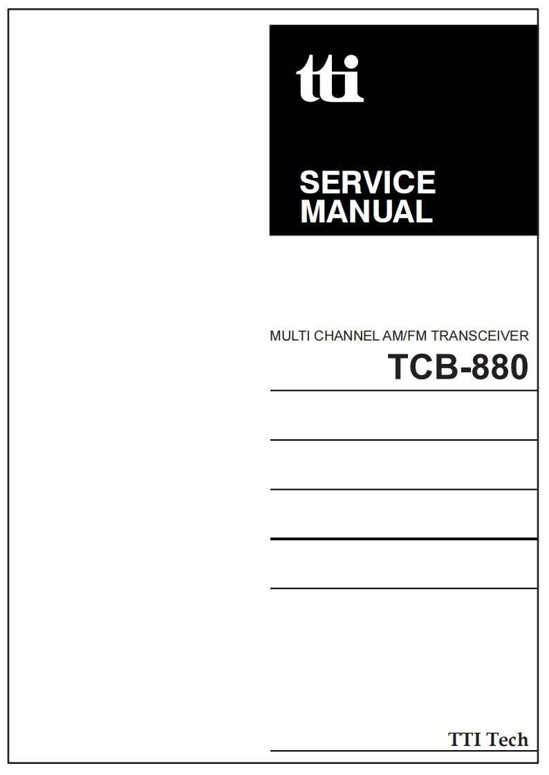 Sm-TCB880维修电器原理图