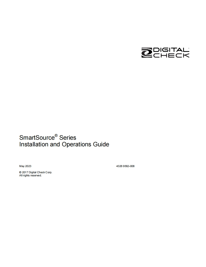SmartSource-Series-安装操作说明书手册