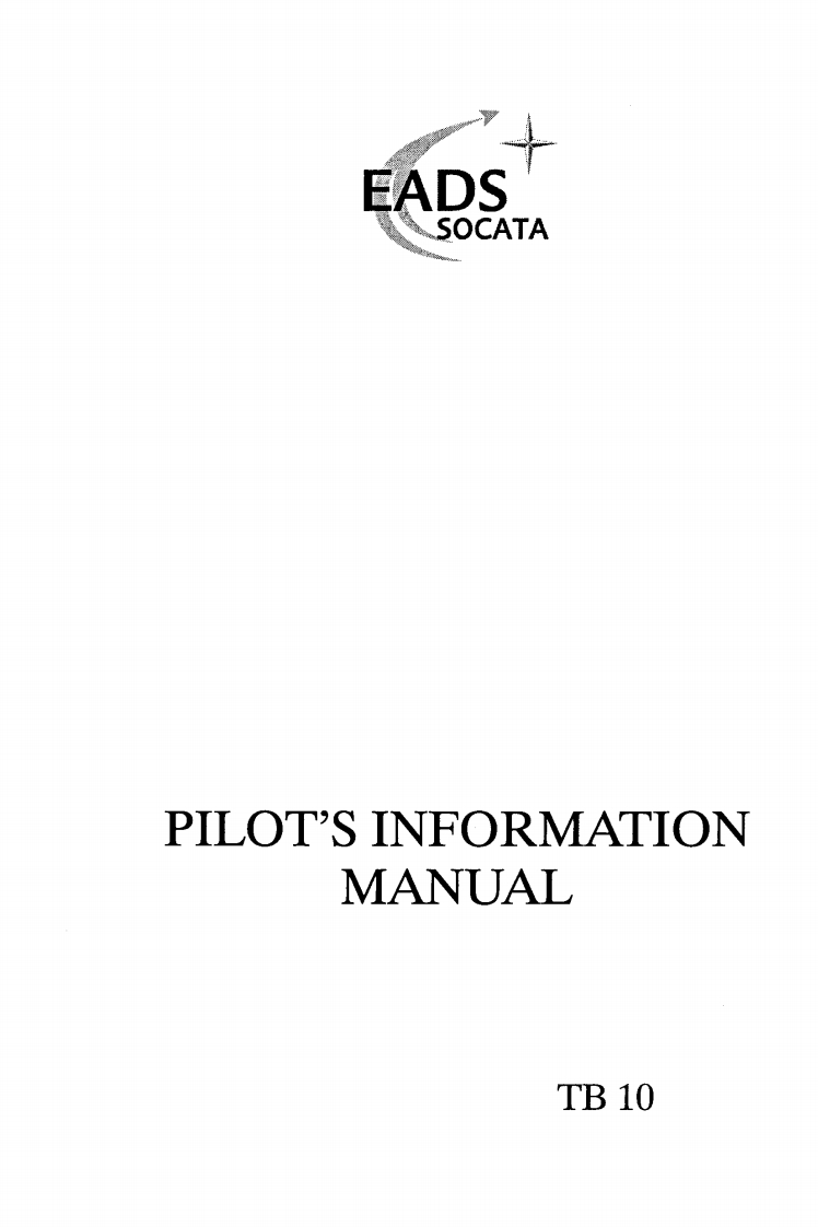 Socata-TB10-User-Manual操作说明书手册新质力文库 - 聚焦新质生产力发展的数字化知识库_行业洞察 / 理论成果 / 实践指南免费下载新质力文库