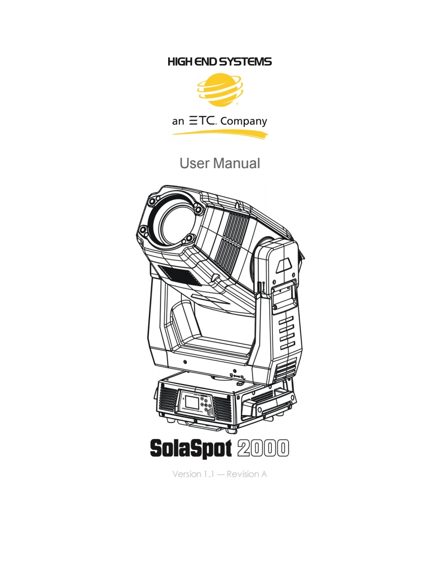 SolaSpot2000_v1-1_操作说明书手册_revA