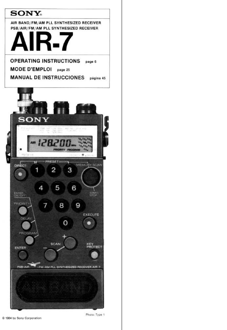 Sony_Air-7_user操作说明书手册