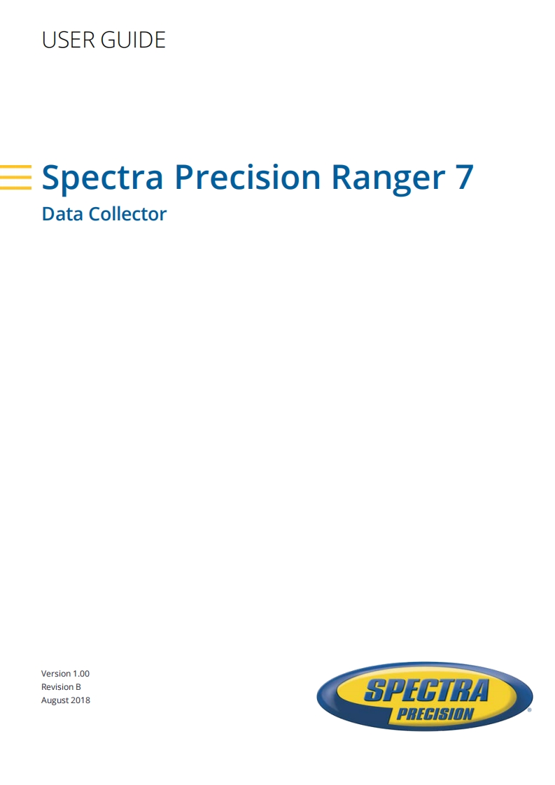 Spectra-Geospatial-Ranger-7-user-guide