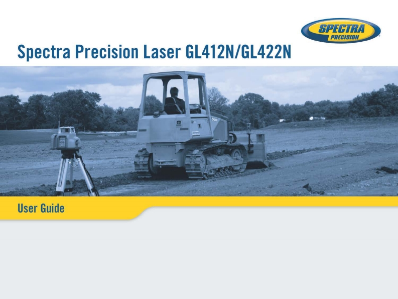Spectra-Precision-GL412N-操作说明书手册