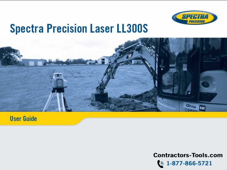 Spectra-Precision-LL300S-操作说明书手册
