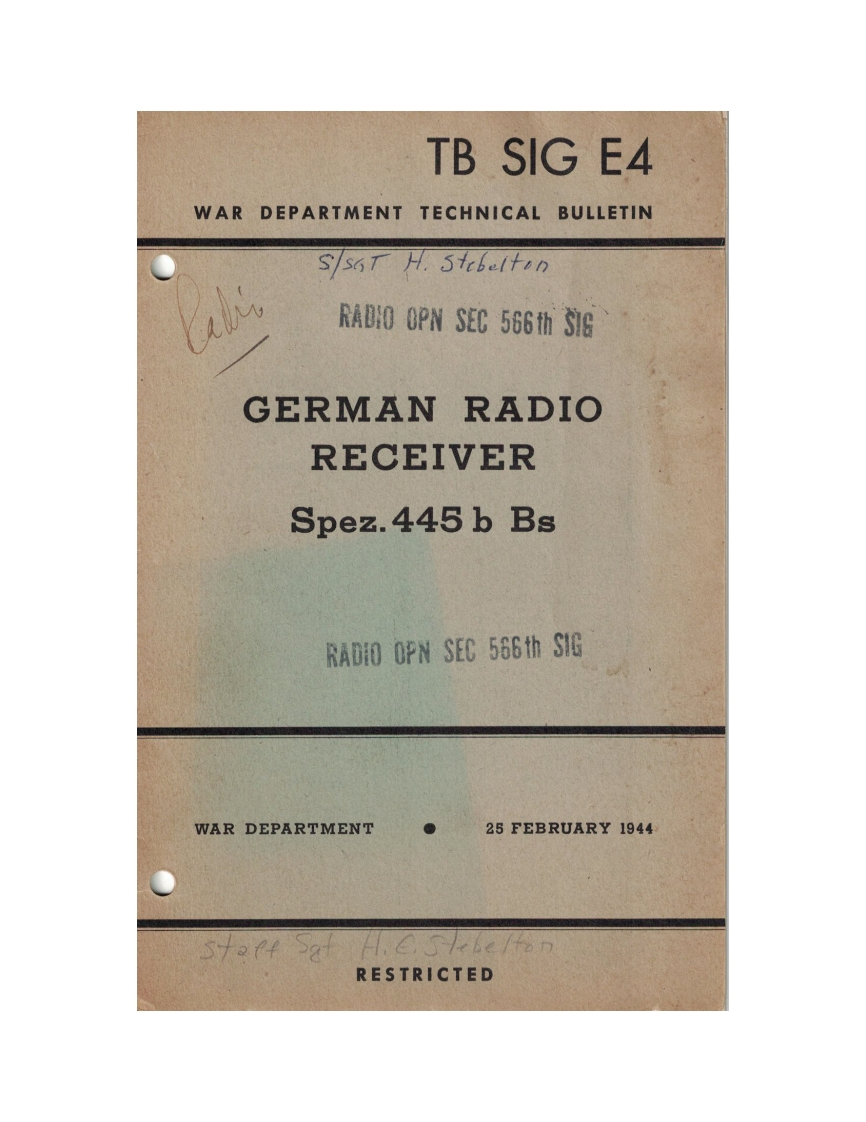 Spez-445bBs_使用说明书手册_TB-SIG-E4_1944