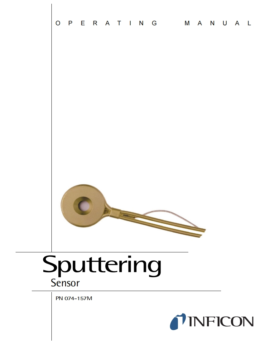 SputteringSensor操作说明书手册(English)
