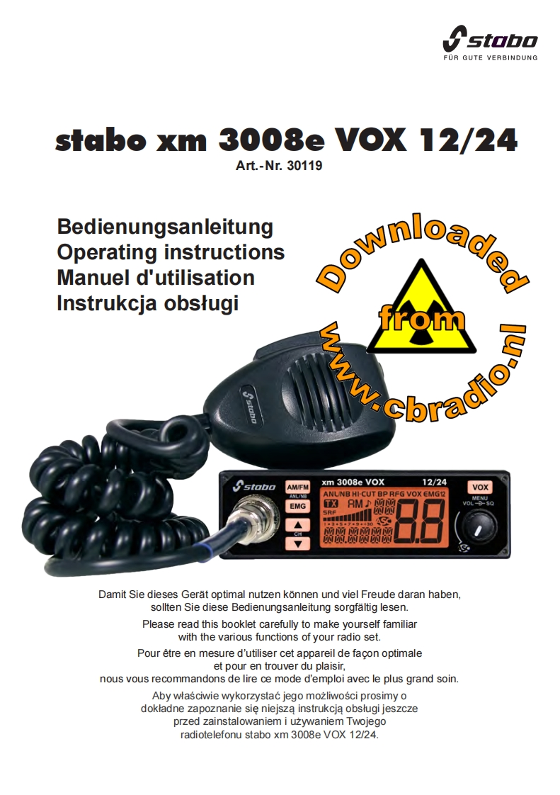 Stabo_XM3008e_VOX_DE_使用说明书手册_FR_PL