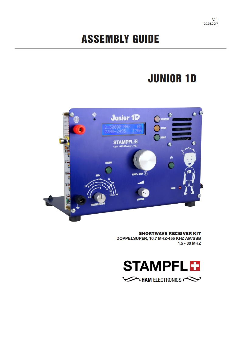Stampfl_Junior-1D_使用说明书手册_2017