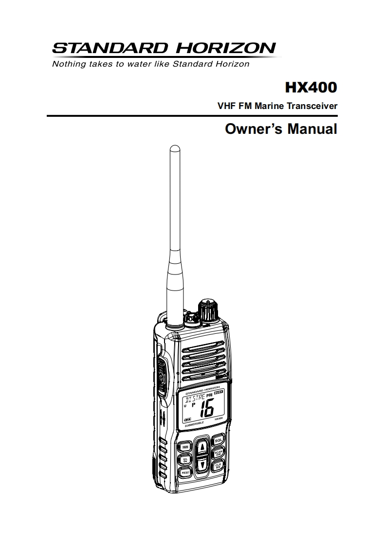 StandardHorizon_HX400_用户使用操作说明书手册