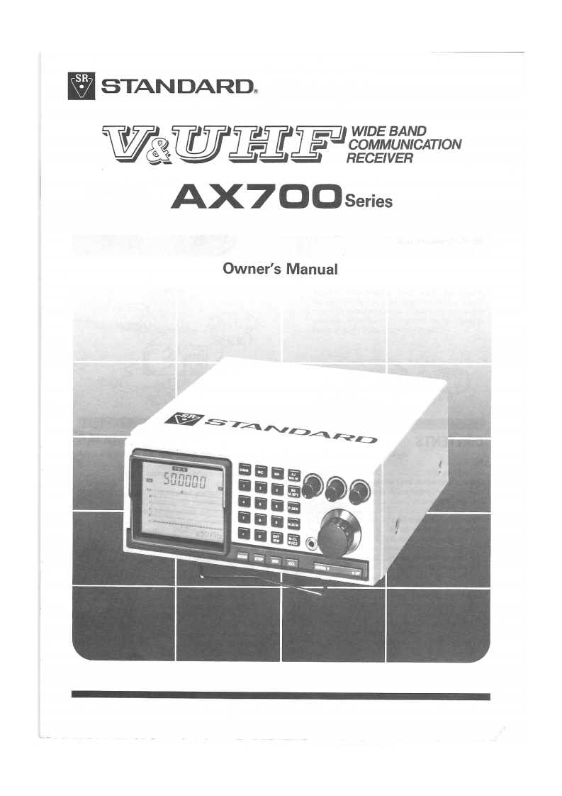Standard_AX-700_user操作说明书手册_2