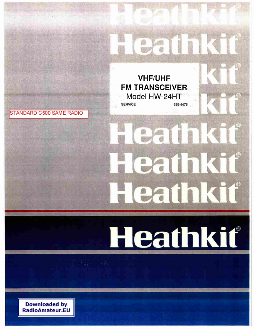 Standard_C-500_-_Heathkit_HW-24HT_serv维修手册含电器原理图