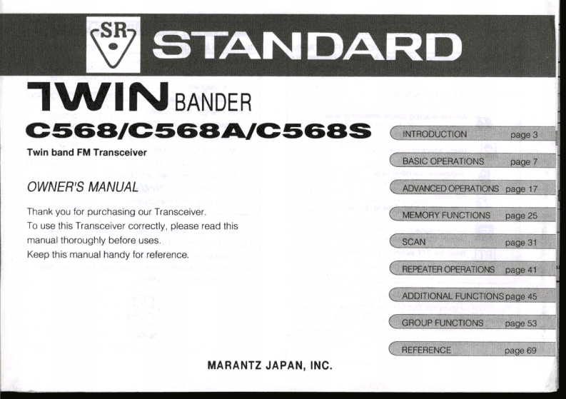 Standard_C-568_user操作说明书手册