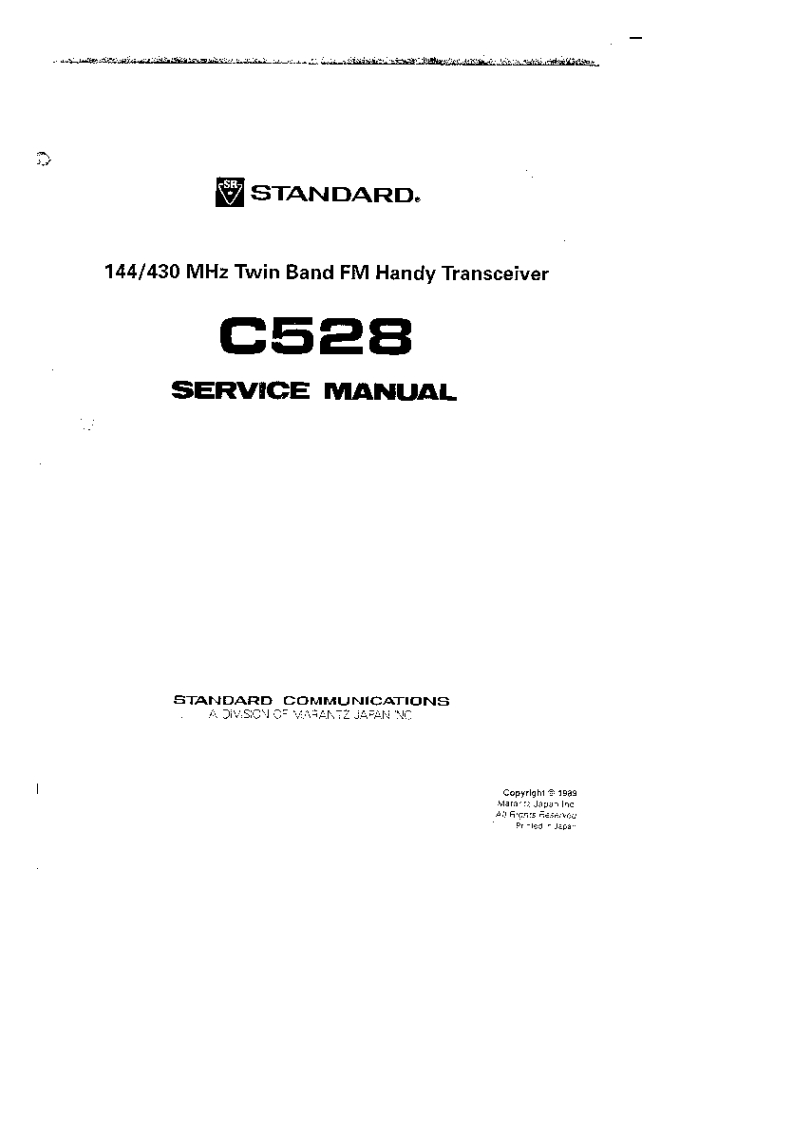 Standard_C528-(Service-Manual维修手册含电器原理图)
