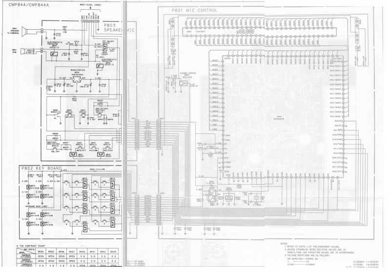 Standard_CMP-844_电器原理图