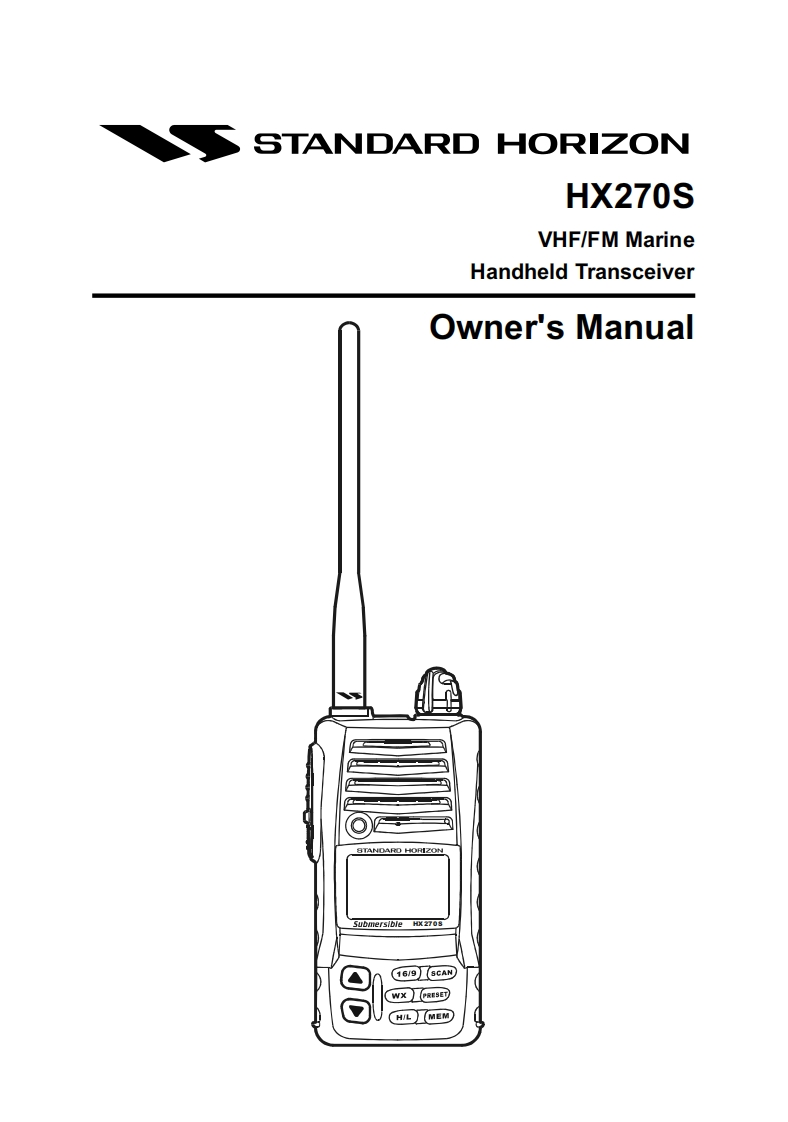 Standard_HX-270S_user操作说明书手册