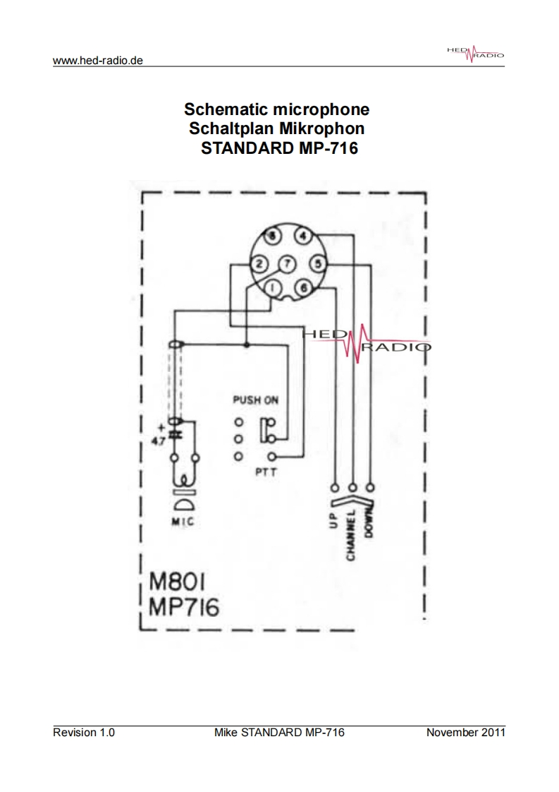 Standard_MP-716_电器原理图