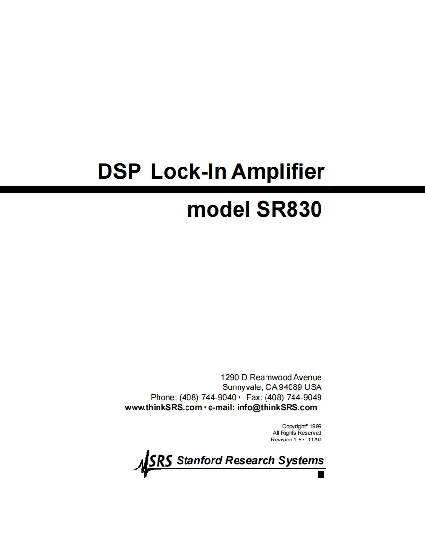 Stanford-Research-SR830DSP-User-Manual操作说明书手册新质力文库 - 聚焦新质生产力发展的数字化知识库_行业洞察 / 理论成果 / 实践指南免费下载新质力文库