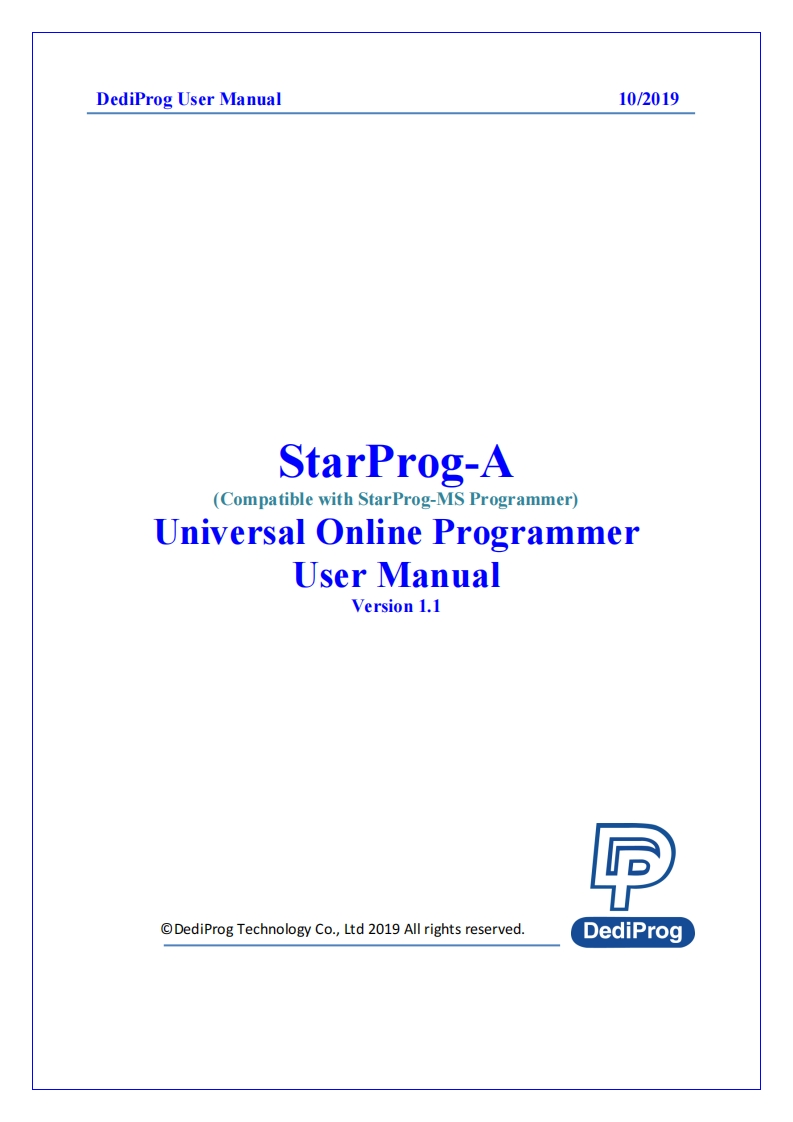 StarProg-A_User操作说明书手册_EN_V1.1