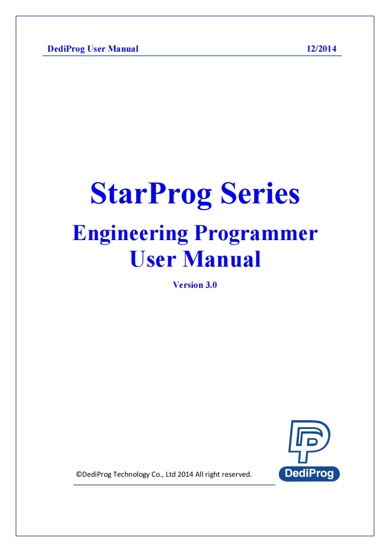 StarProgSeriesUser操作说明书手册EN_V3.0