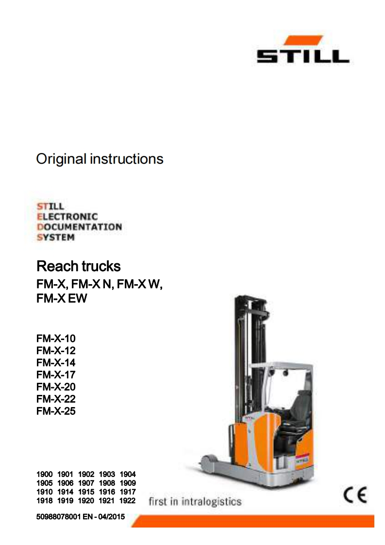 Still-FM-X-Operators-Manual操作说明书手册新质力文库 - 聚焦新质生产力发展的数字化知识库_行业洞察 / 理论成果 / 实践指南免费下载新质力文库