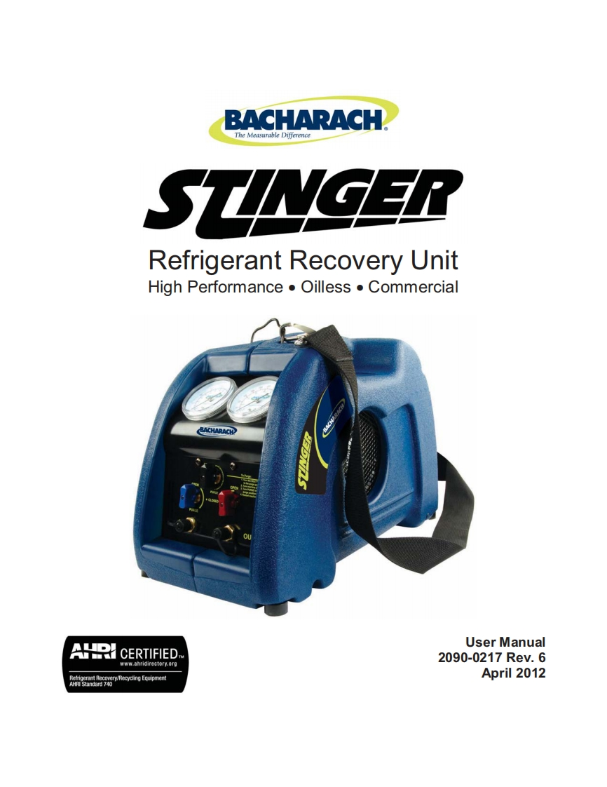 Stinger_手册说明书指南