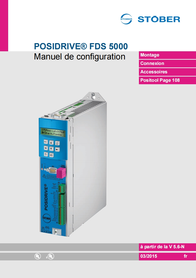 Stober_FDS5000_frequentieregelaar_操作说明书手册_FR