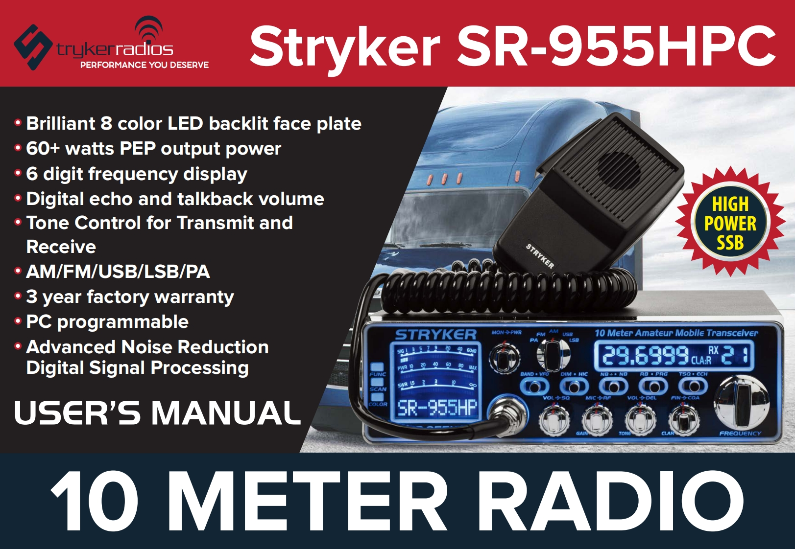 Stryker_SR-955HPC_V2_使用说明书手册