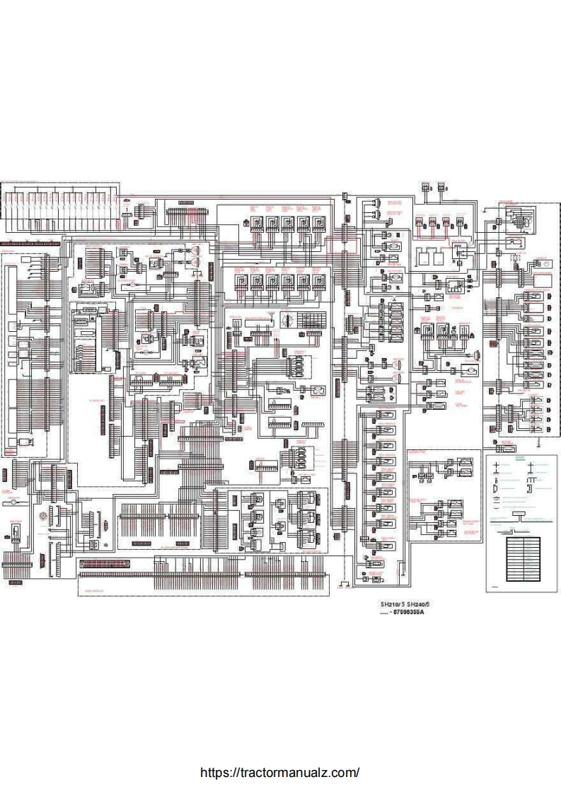 Sumitimo-SH210-5-Excavator-Electrical-电器原理图手册-PDF