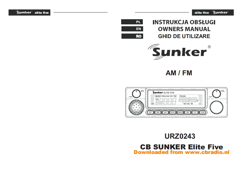 Sunker_Elite_Five_使用说明书手册_PL_RO