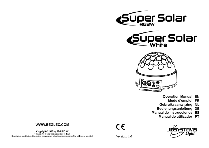 Supersolar_White_使用说明书手册