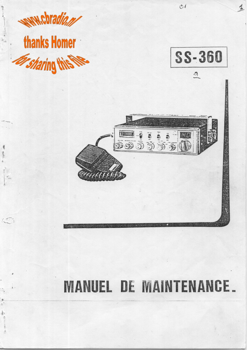 Superstar_360FM_PB010_FR维修说明书手册含电气原理图