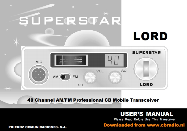 Superstar_Lord_使用说明书手册