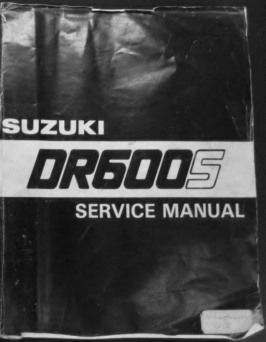 SuzukiDR600SMotorcycle维修手册电气原理图