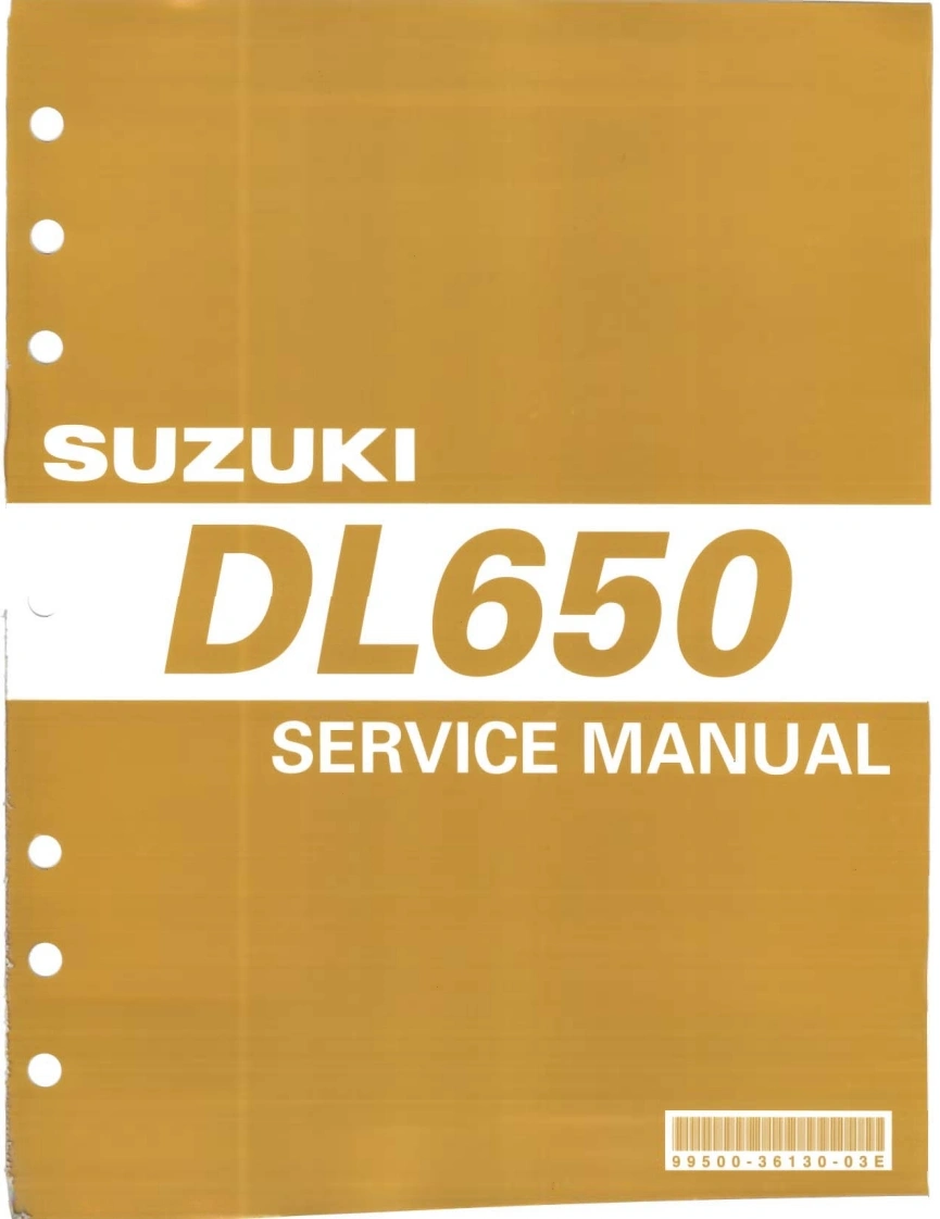 Suzuki_DL650K4_Service_Manual维修维护手册