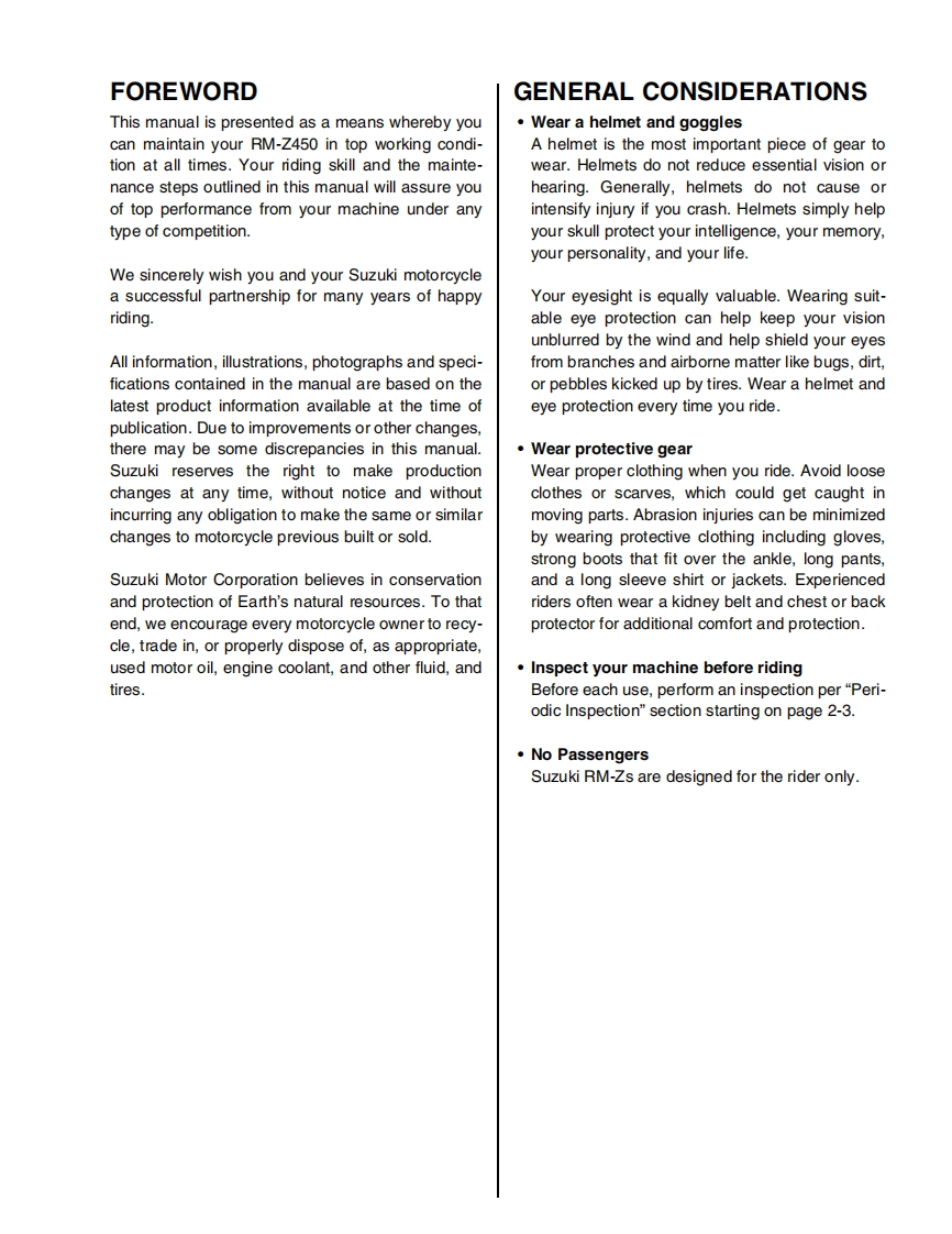 Suzuki铃木_Rm-z450_Service_Manual_Repair维修手册_2009_Rmz450
